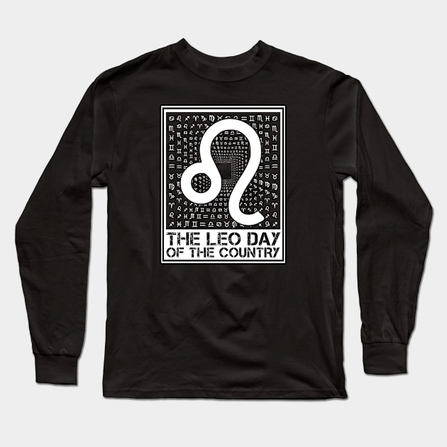 THE LEO DAY OF THE COUNTRY Long Sleeve T-Shirt by Little & Colour Craft